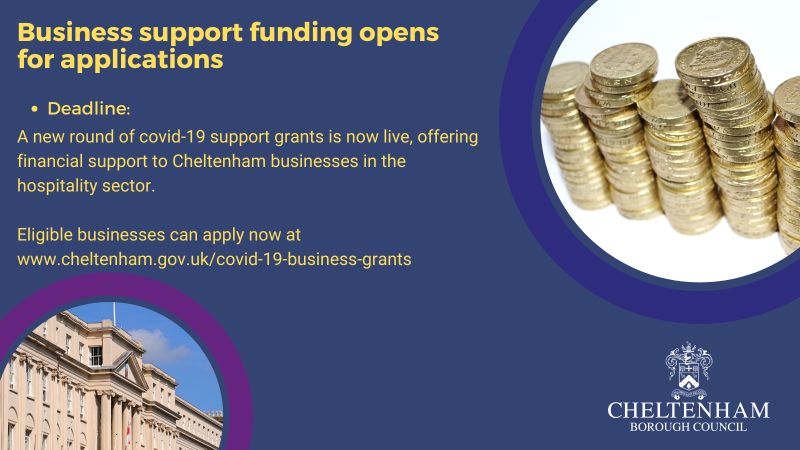 Cheltenham Borough Council Business Support Funding Opens for Applications